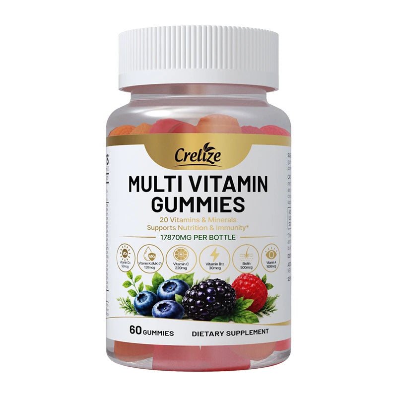 Multivitamines aux baies, 60 gommes – CLEVI Paris