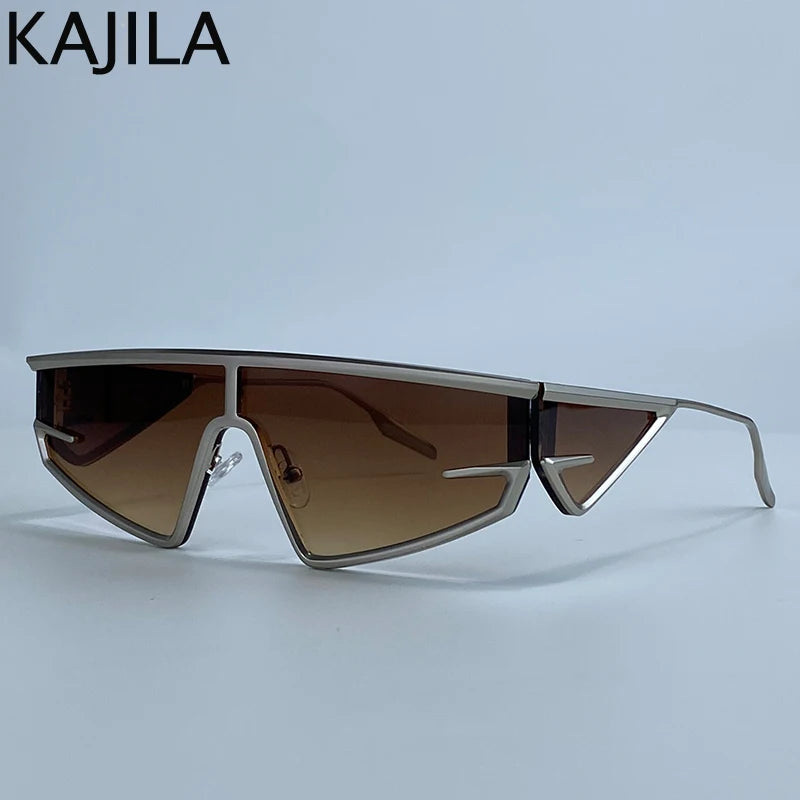 Lunettes de Soleil Shield Y2K Punk Steampunk Cyclisme UV400 Unisexe – CLEVI Paris