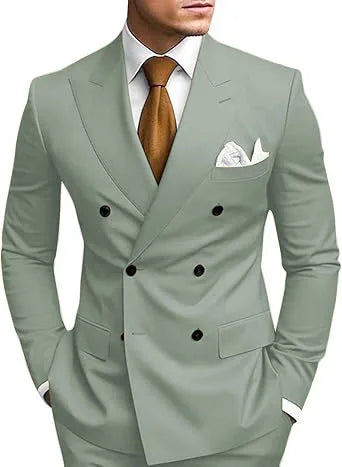 Costume homme 2 pièces, double boutonnage – CLEVI Paris
