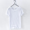 T-Shirt Homme Basique 100% Coton Col Rond Slim Fit Respirant Printemps Été M-3XL – CLEVI Paris
