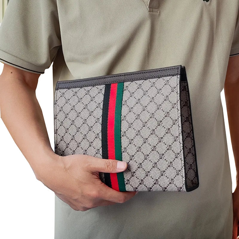 Pochette homme zippée 26 × 21 cm – CLEVI Paris