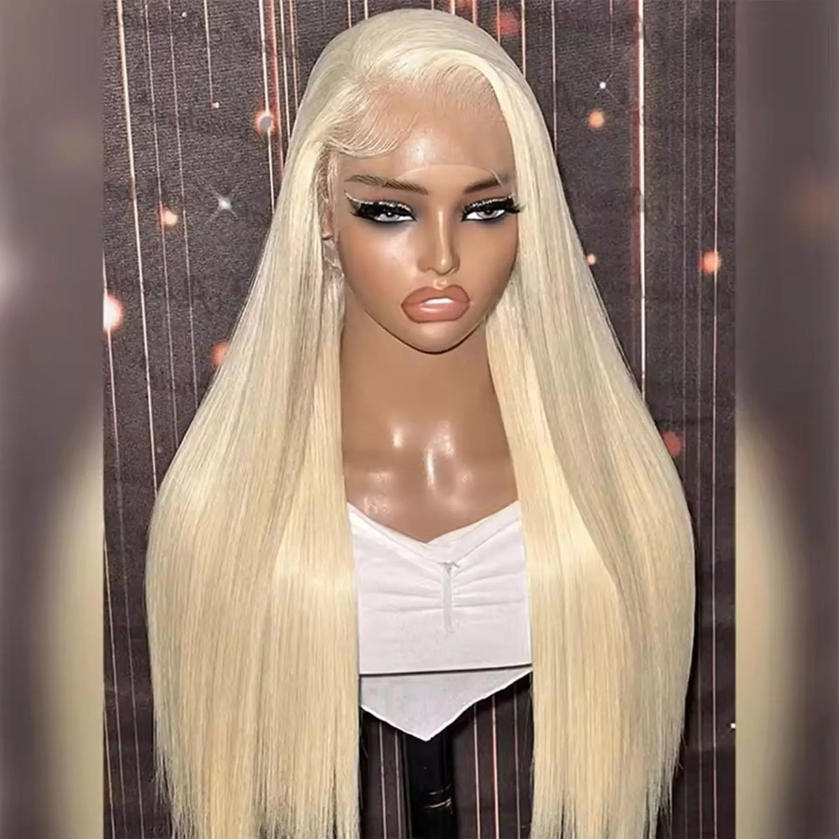 Perruque Synthétique Lisse 613 Blonde Lace Part Femme – CLEVI Paris