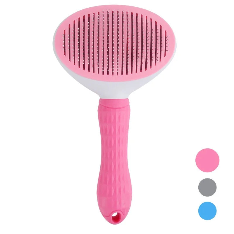 Brosse autonettoyante pour chien et chat – CLEVI Paris