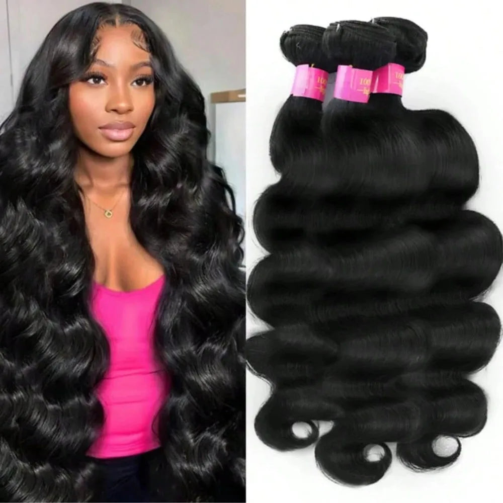 Tissage Cheveux Humains Brésiliens Body Wave Remy – CLEVI Paris