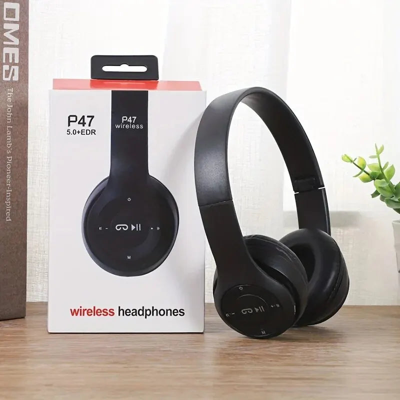 Casque Bluetooth P47 Circum-Auriculaire Pliable Sport Gaming – CLEVI Paris