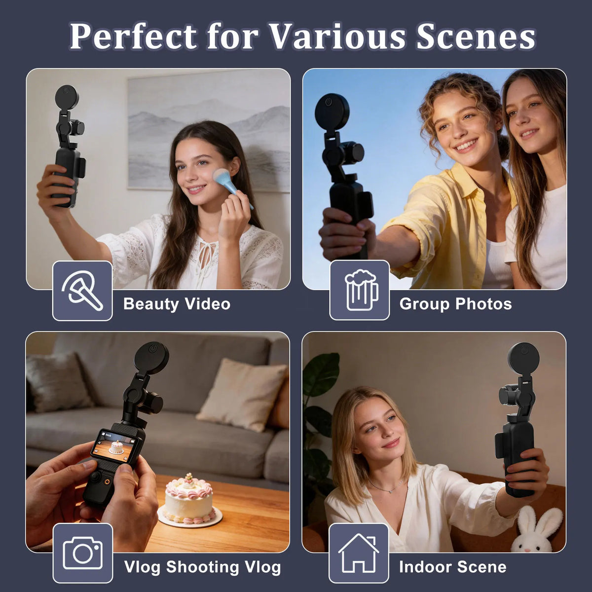 Lampe LED DH704 pour Osmo Pocket 3 – CLEVI Paris