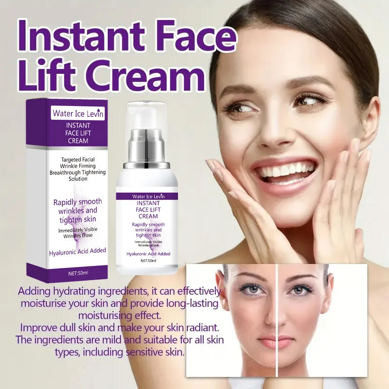 Crème Liftante Acide Hyaluronique Collagène Anti-Rides 50ml – CLEVI Paris