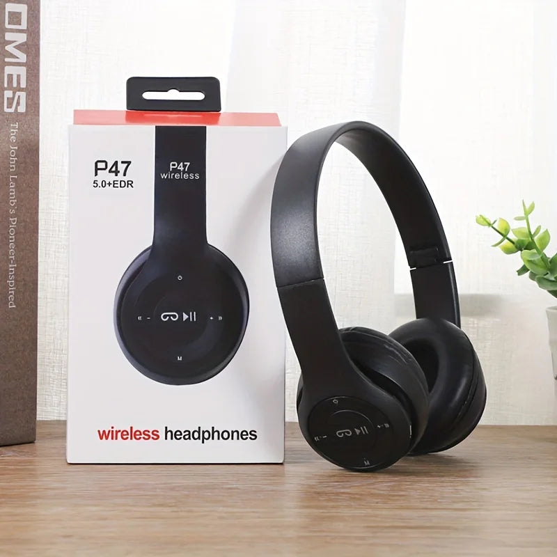 Casque Bluetooth P47 Circum-Auriculaire Pliable Sport Gaming – CLEVI Paris