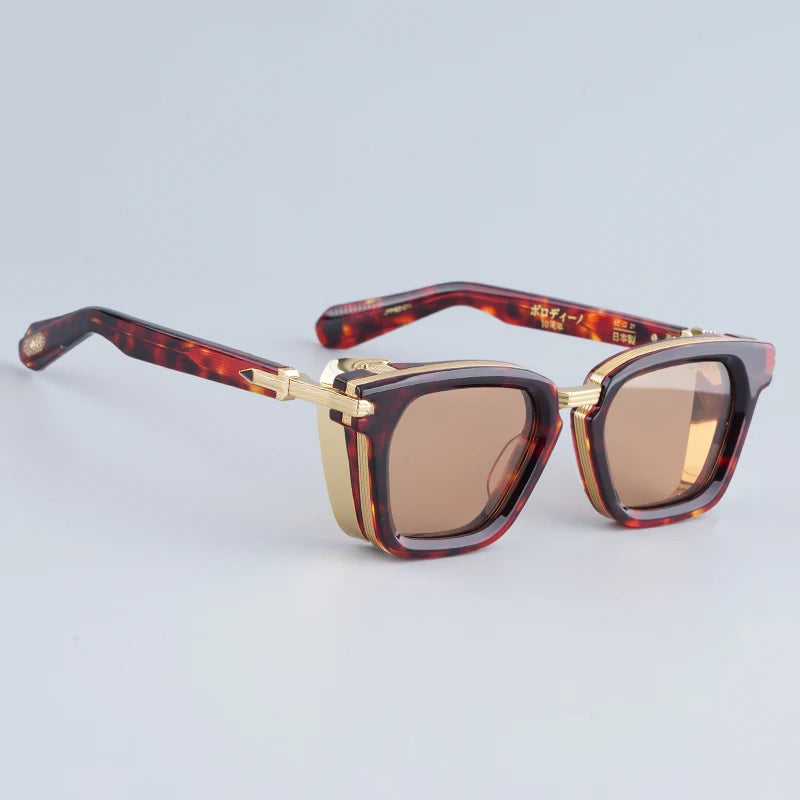 Lunettes de Soleil Carrées Acétate Luxe Vintage Unisexe UV400 – CLEVI Paris