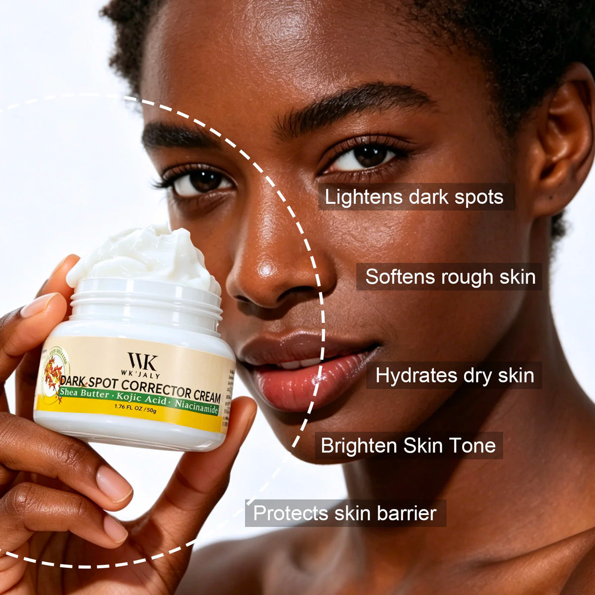 Crème Correctrice Taches WK JALY – Éclat & Anti-Taches Niacinamide – CLEVI Paris