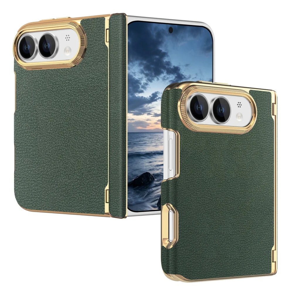 Coque iPhone Duo simili cuir et charnière – CLEVI Paris