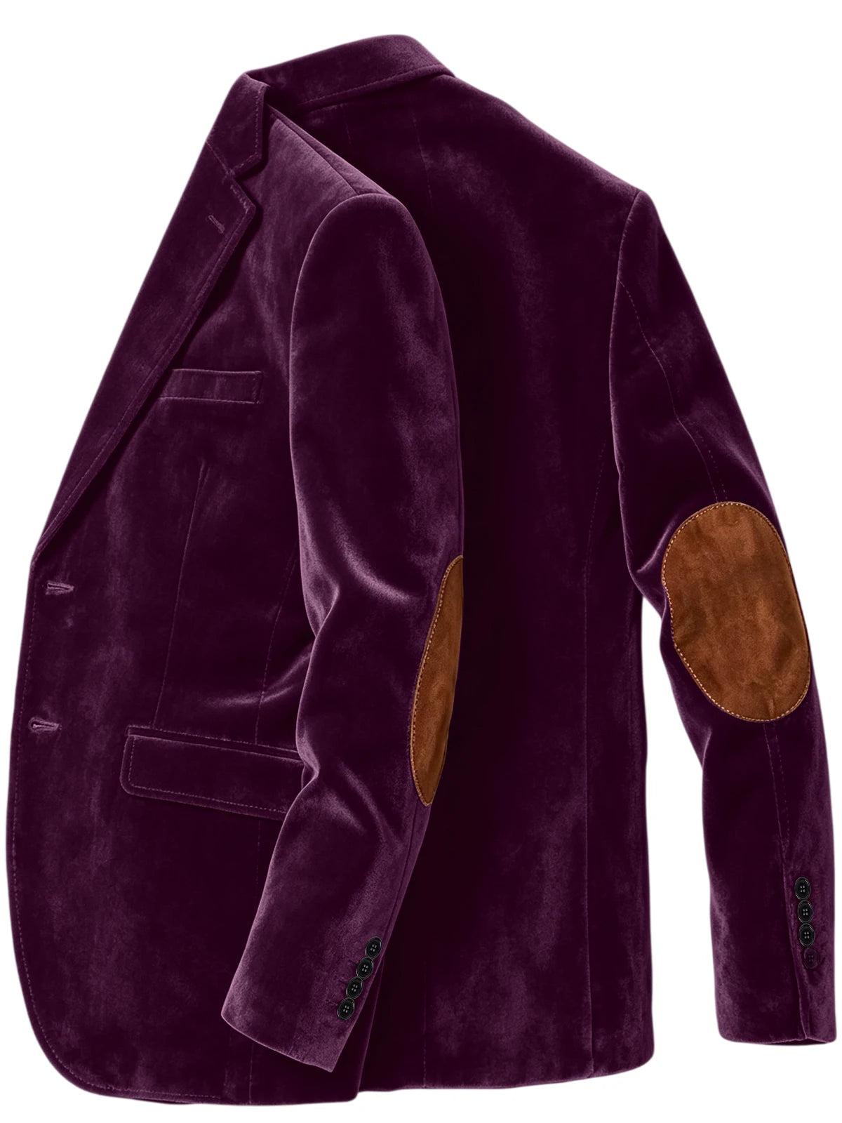 Blazer homme en velours à coudières – CLEVI Paris