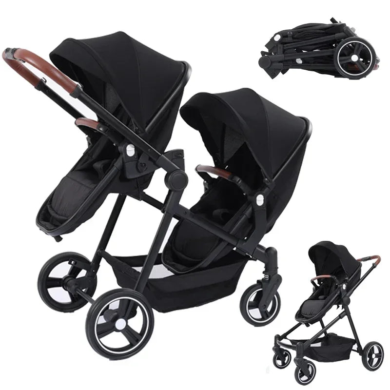Poussette double pliable S-600 – CLEVI Paris