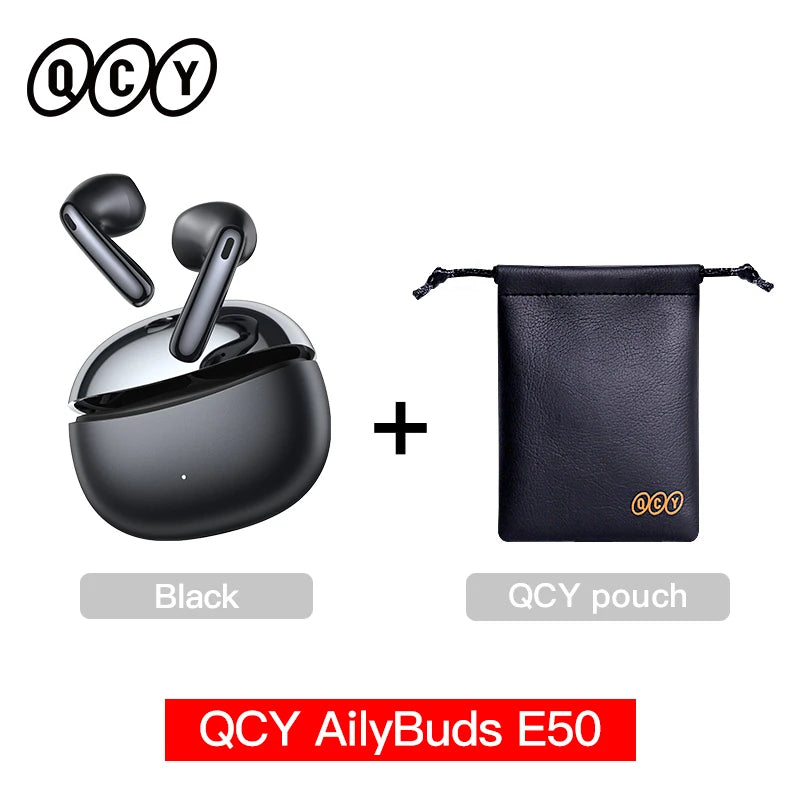 Écouteurs QCY AilyBuds E50 ANC LDAC Hi-Res BT 6.0 – CLEVI Paris