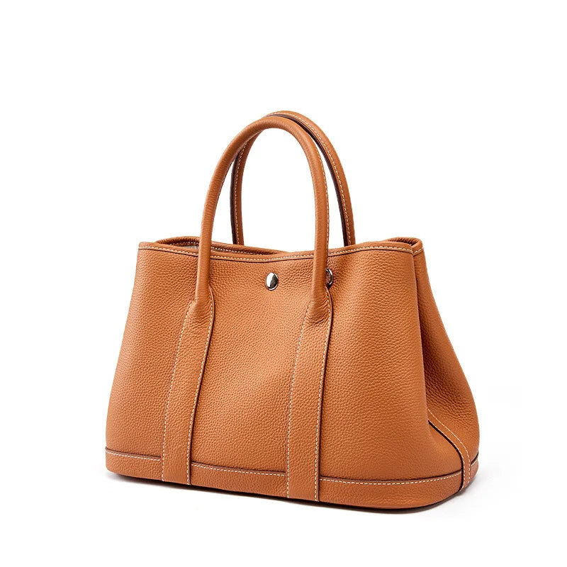 Sac Cabas Cuir Véritable Multi-Poches Femme – CLEVI Paris