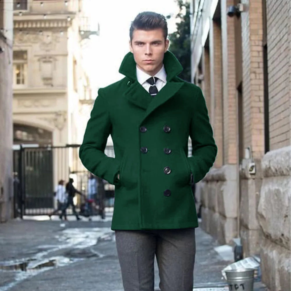 Caban homme double boutonnage – CLEVI Paris