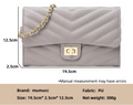 Sac Bandoulière Femme Motif V Grande Capacité 6 Coloris Poche Zipée – CLEVI Paris