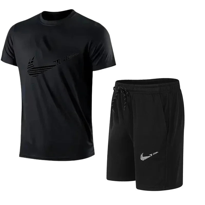 Ensemble homme T-shirt et short imprimé – CLEVI Paris