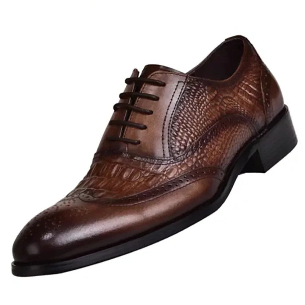 Chaussures Oxford homme en similicuir – CLEVI Paris