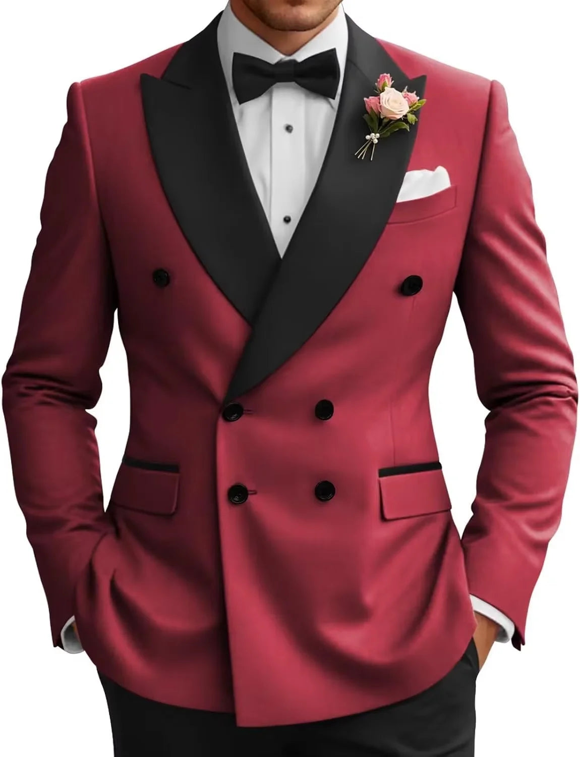 Veste de smoking croisée homme – CLEVI Paris