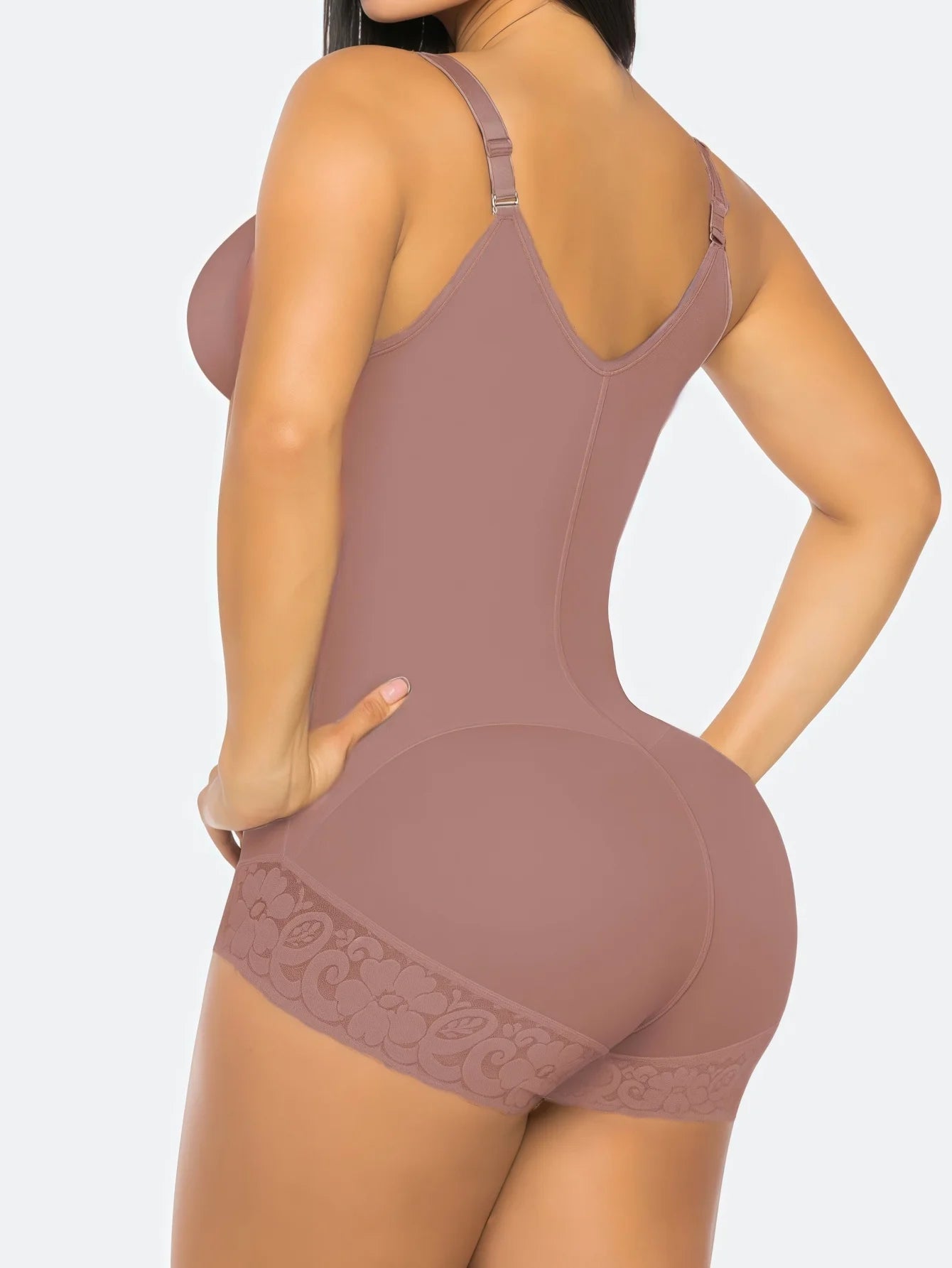 Combinaison Gainante Femme Double Compression Ventre Plat Remonte-Fesses Post-Partum – CLEVI Paris