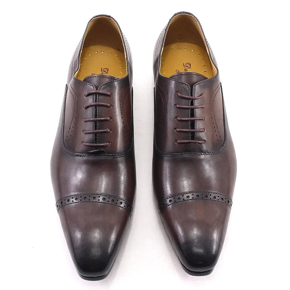 Chaussures Oxford en cuir à lacets – CLEVI Paris