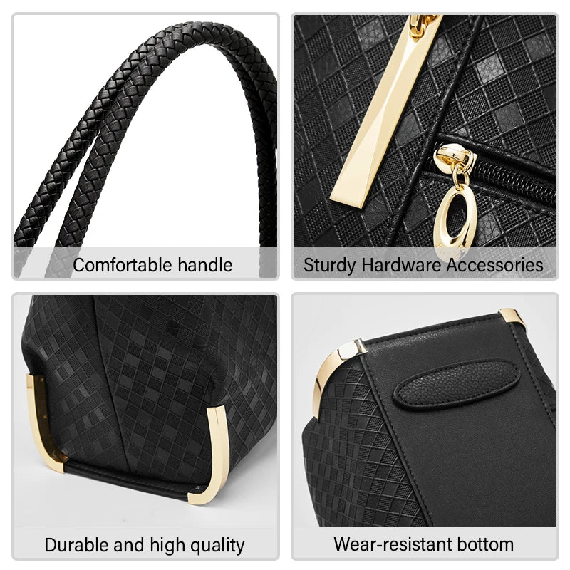 Sac à Main Cuir Véritable Femme Grande Capacité – CLEVI Paris