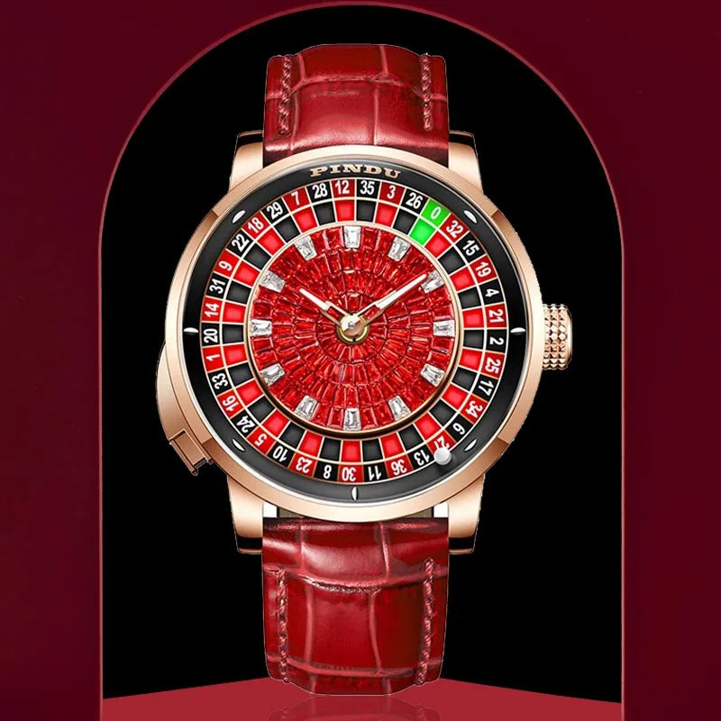 Montre Automatique PINDU NH35 Cadran Roulette Saphir – CLEVI Paris