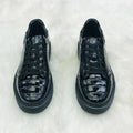 Sneakers basses homme noires à lacets – CLEVI Paris
