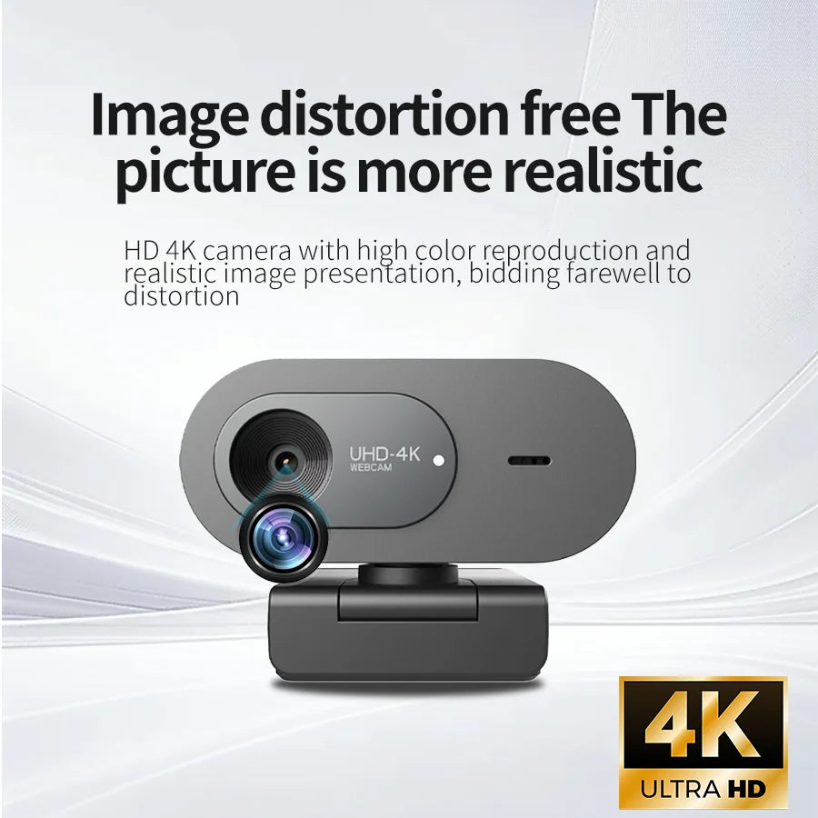 Webcam 4K USB Rotative Conférence PC Mac – CLEVI Paris