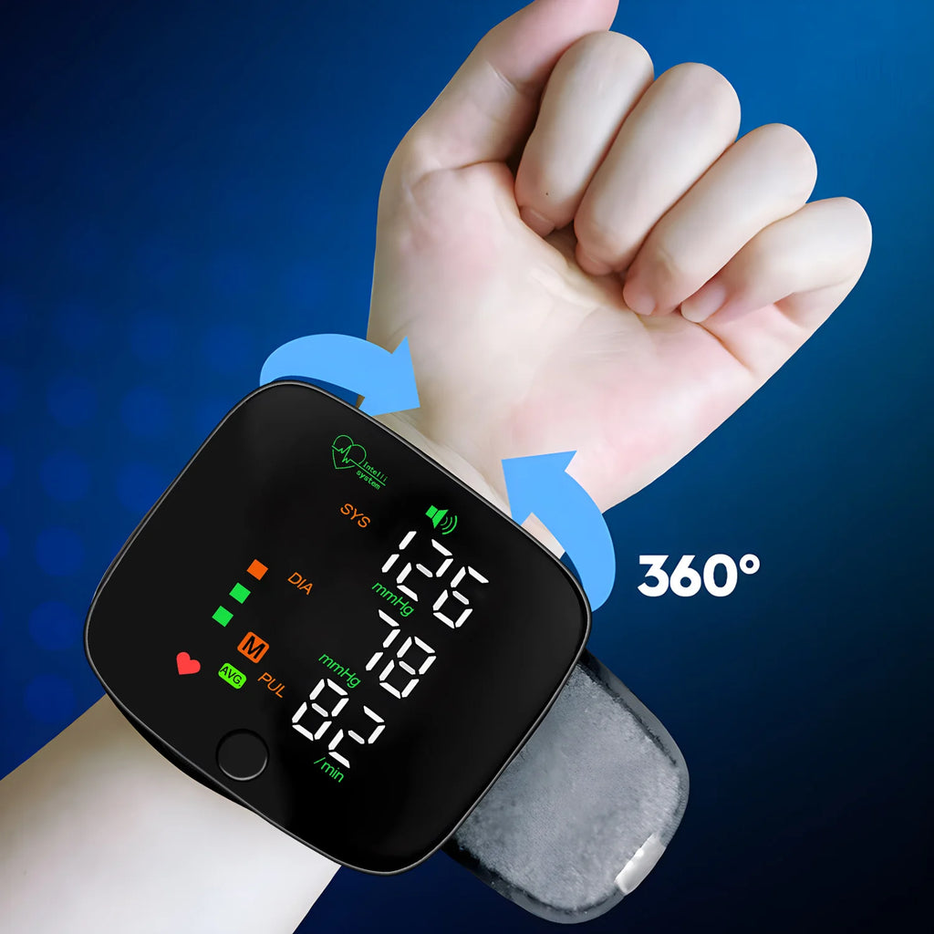Tensiomètre Poignet LCD Rechargeable 2 Utilisateurs – CLEVI Paris