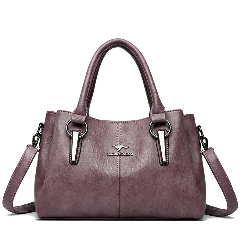 Sac fourre-tout femme en cuir véritable – CLEVI Paris