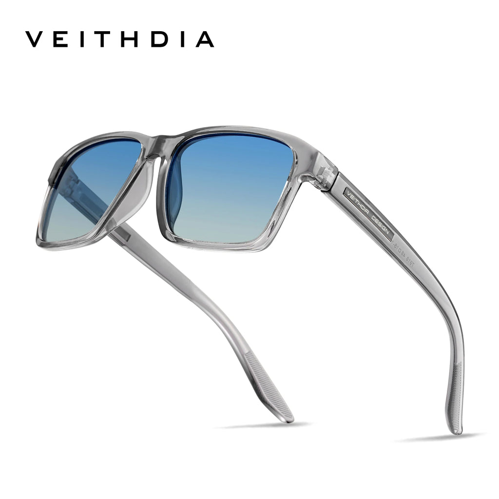 Lunettes de Soleil Polarisées Carrées TR-90 – Verres TAC Photochromiques Miroir Anti-Reflets UV400 Sport – CLEVI Paris