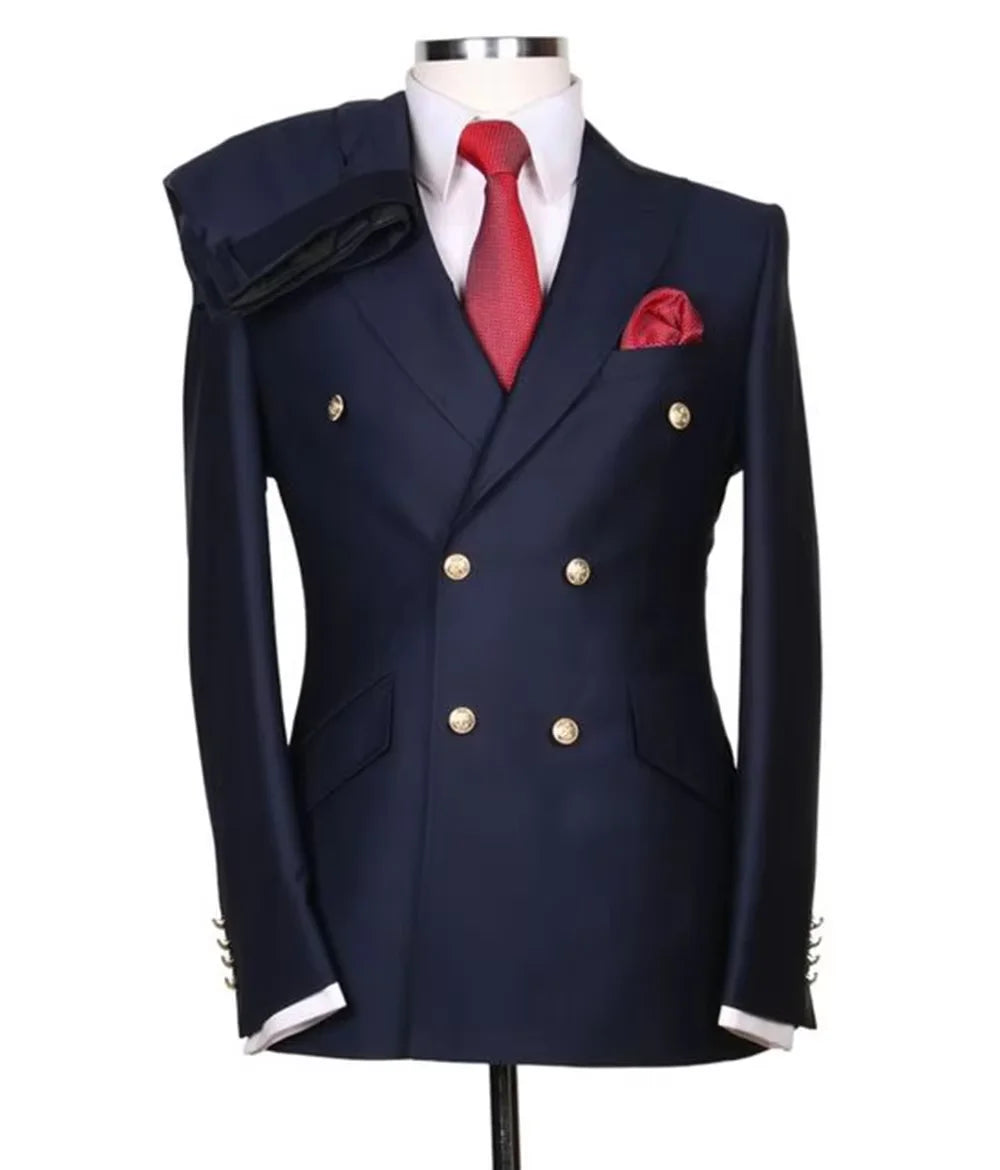 Costume croisé 2 pièces homme – CLEVI Paris
