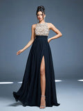 Robe noire bustier à paillettes – CLEVI Paris