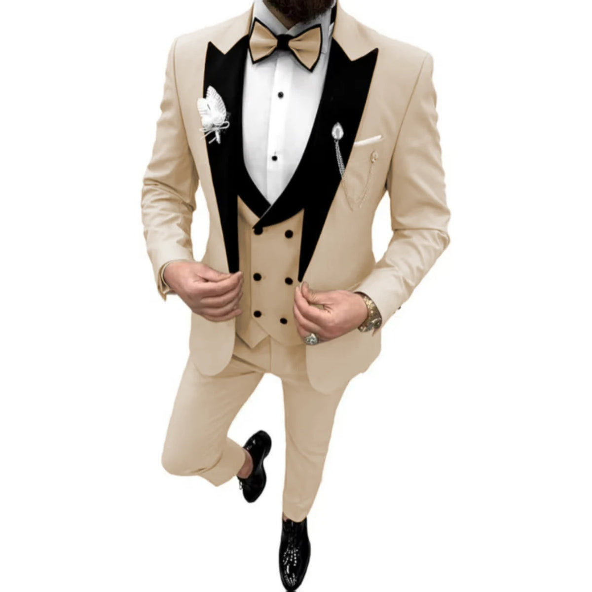 Costume 3 pièces homme velours – CLEVI Paris