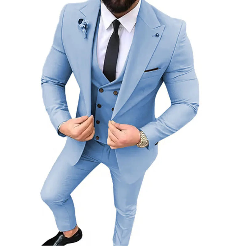 Costume 3 pièces homme élégant – CLEVI Paris