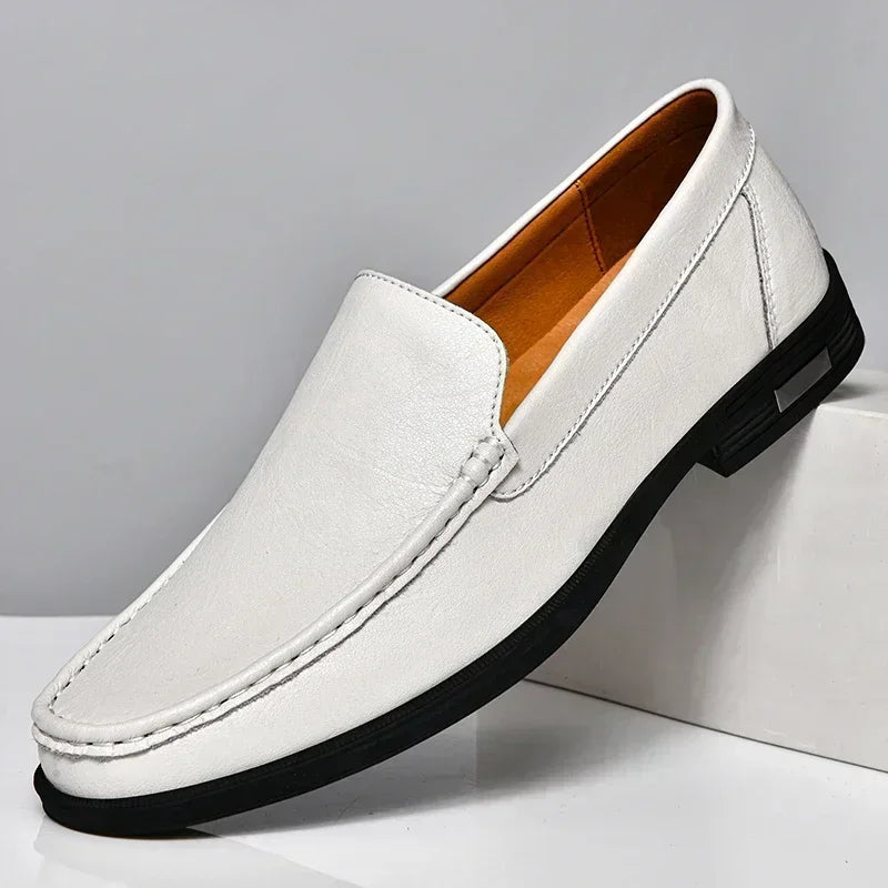 Mocassins Cuir Slip-On Homme Élégants – CLEVI Paris