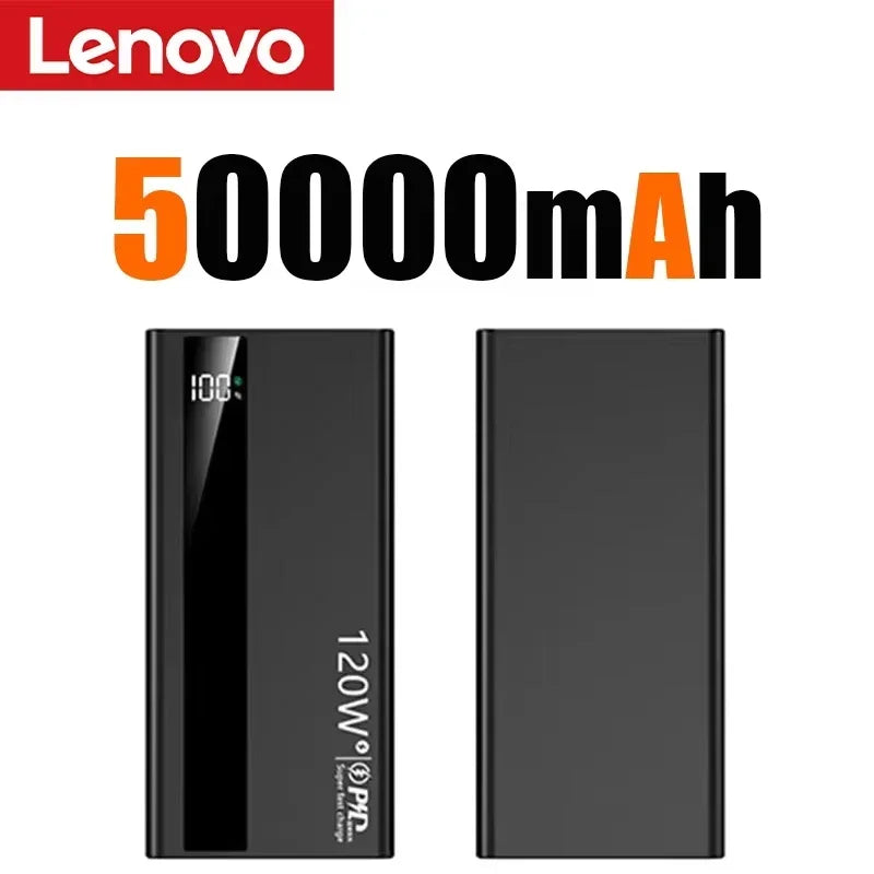 Batterie Externe Lenovo 120W Charge Rapide Bidirectionnelle USB-C Affichage LED – CLEVI Paris