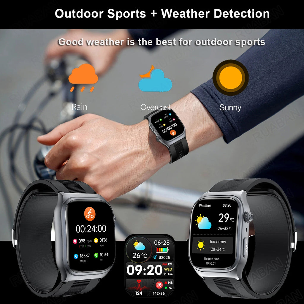 Montre RNABAU AMOLED incurvé 2,06″ – CLEVI Paris