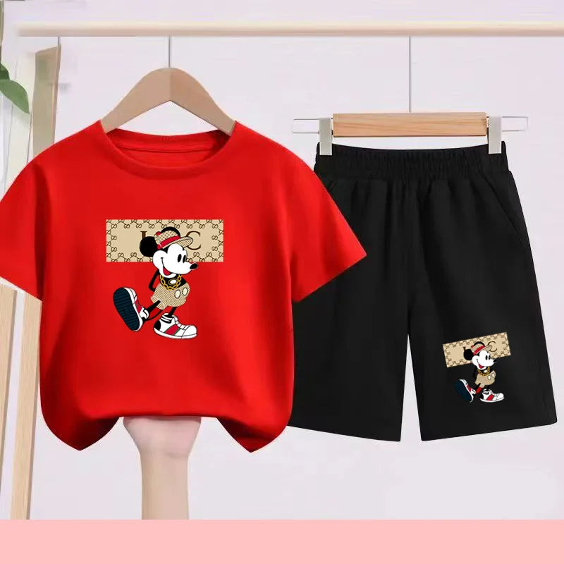 Ensemble enfant décontracté haut et short – CLEVI Paris