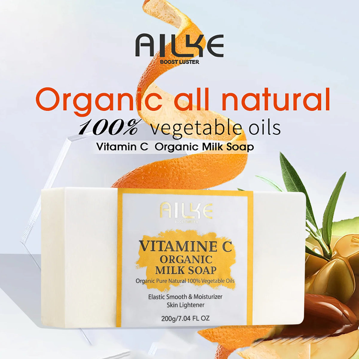 Gamme Soins Corps & Visage AILKE Vitamine C+E – Éclaircissant, Anti-Taches & Raffermissant – CLEVI Paris