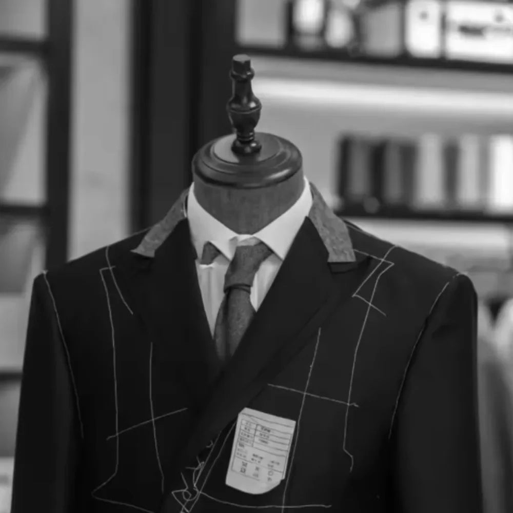 Veste smoking homme aspect velours col châle – CLEVI Paris