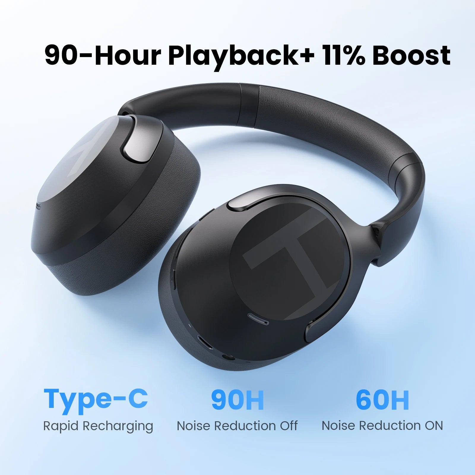 Casque HAYLOU S40 ANC 50dB LDAC Bluetooth 6.0 Hi-Res 90h – CLEVI Paris