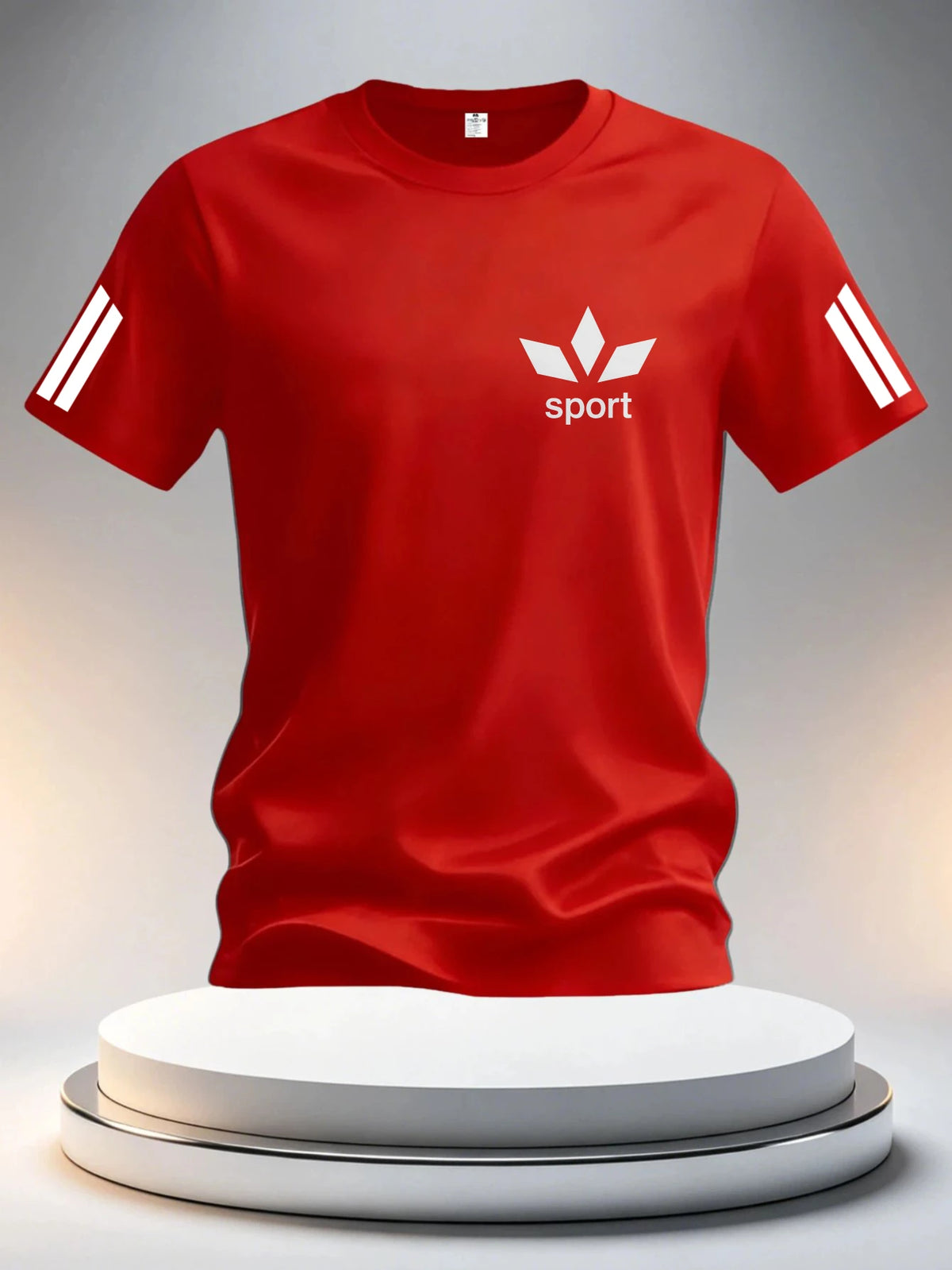 T-shirt homme à rayures sportives – CLEVI Paris