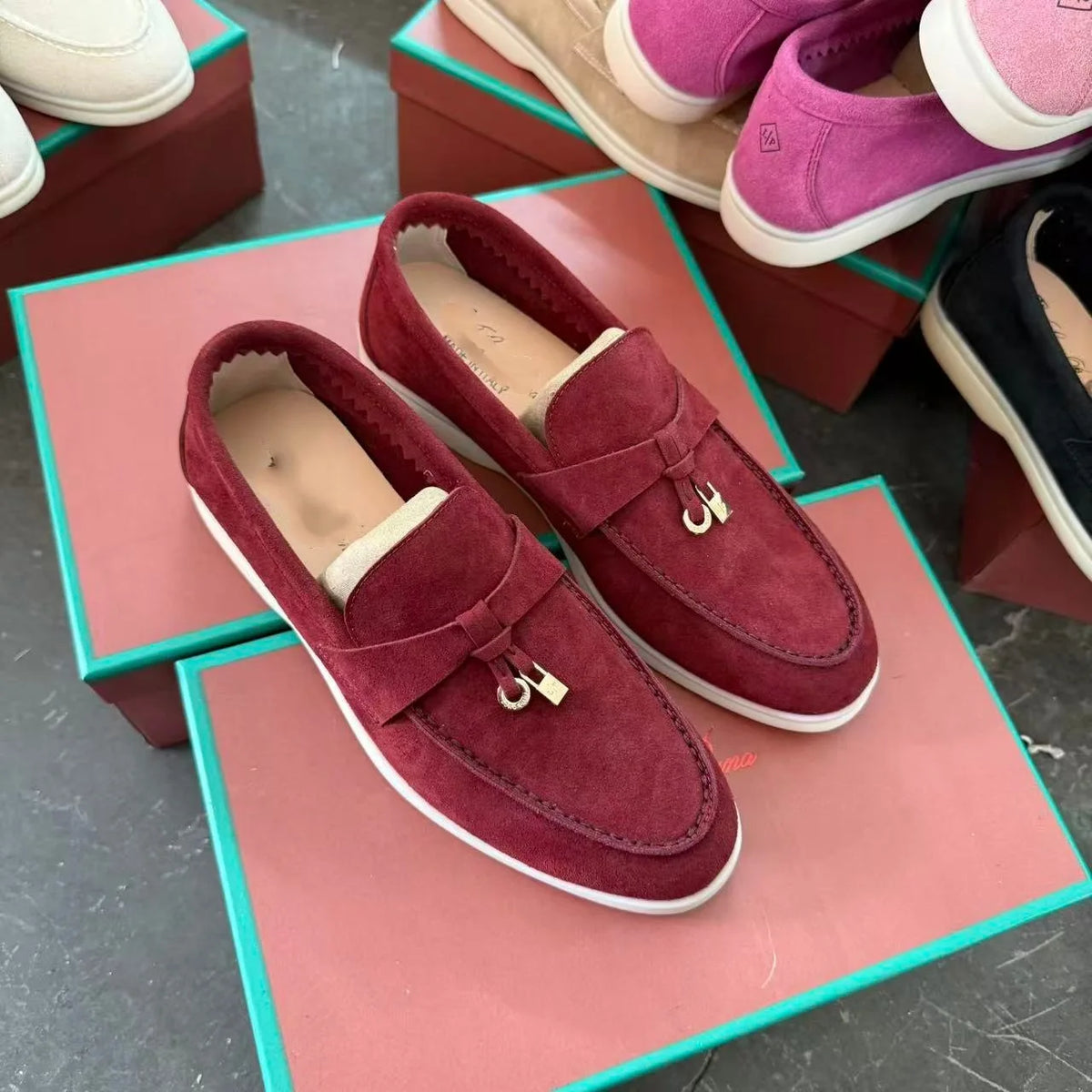 Mocassins unisexes en microfibre – CLEVI Paris