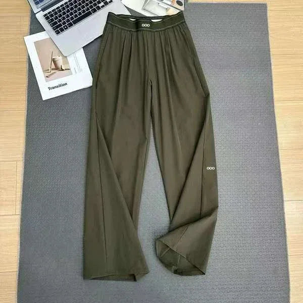 Pantalon femme taille haute à jambes larges – CLEVI Paris
