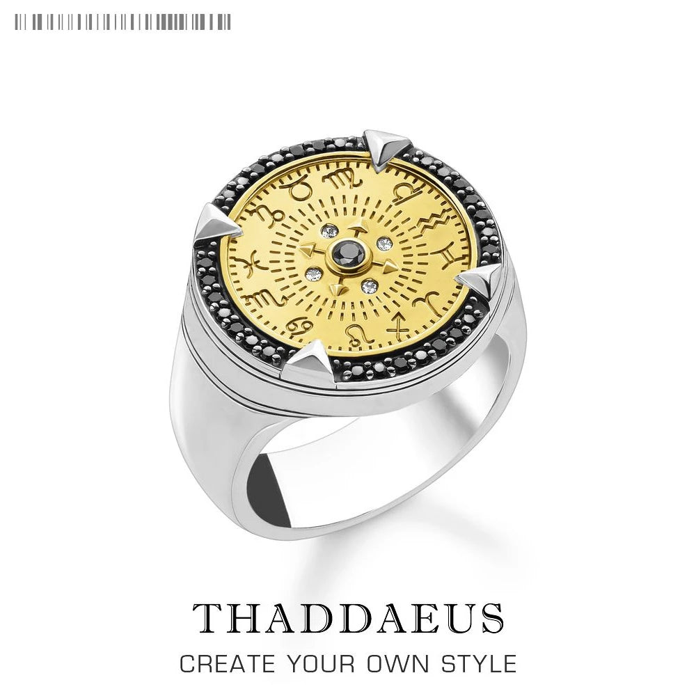 Bague unisexe en argent 925 et zirconium – CLEVI Paris