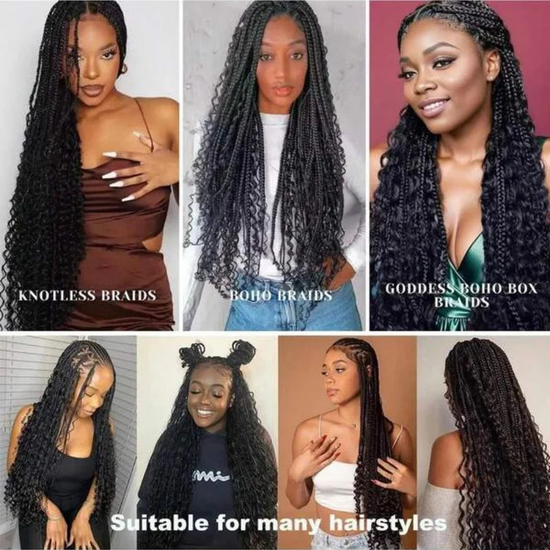 Cheveux Humains Vrac Tressage Deep Wave 2 Bundles – CLEVI Paris