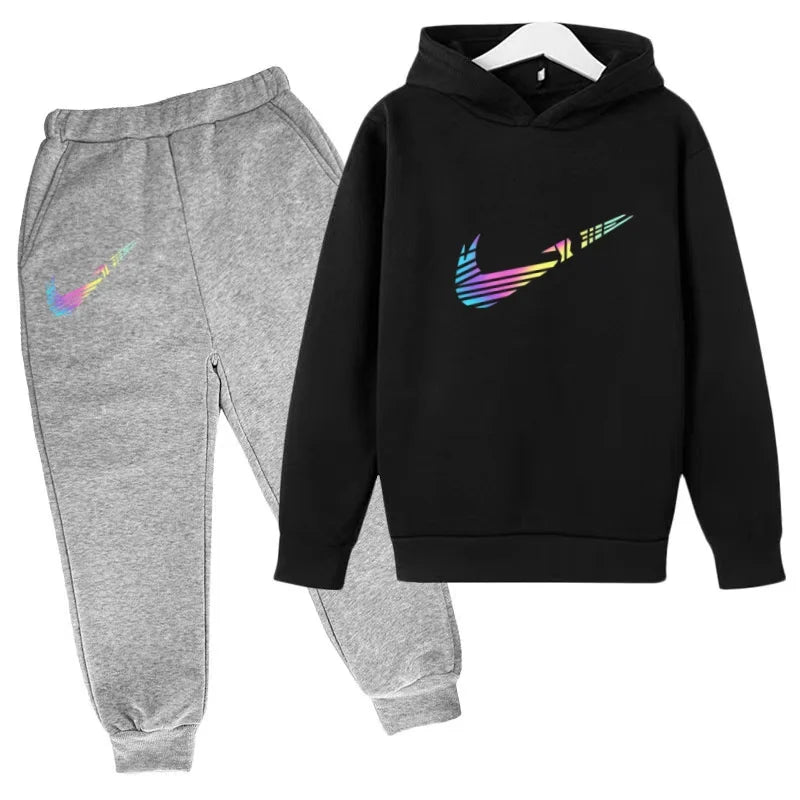Ensemble enfant sweat à capuche et pantalon – CLEVI Paris
